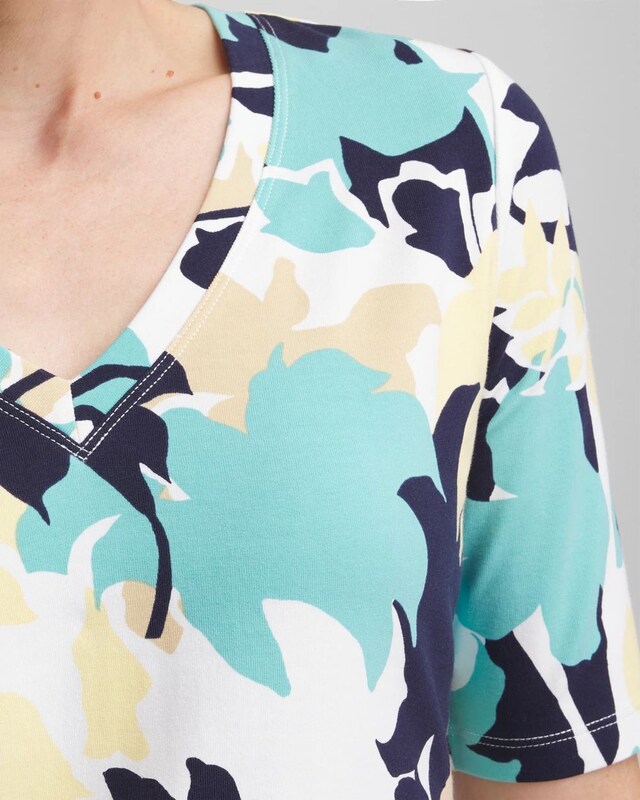 Cotton V-Neck Tee - image 4